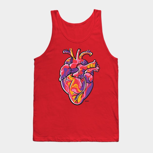 Heartbeat Series #02 Tank Top by raffaus